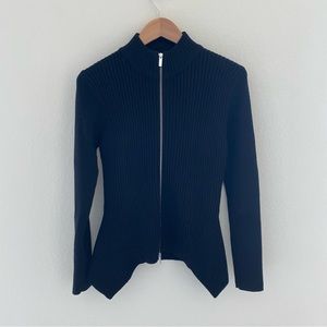 Karen Millen Knit Zip Up Size M Cardigan